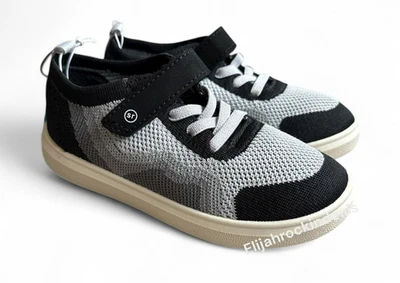 NUEVOS ZAPATOS ZAPATILLAS NIÑOS STRIDE RITE 360 ASEEL NEGRO GRIS TALLA 11M Foto 1 de 4