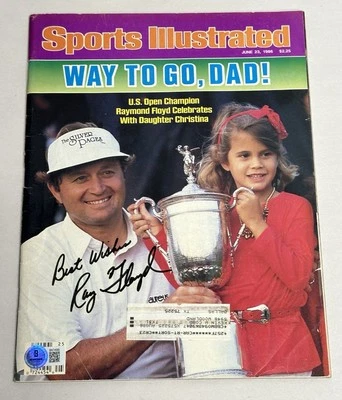 Raymond Ray Floyd Signed 1986 Sports Illustrated Magazine Beckett - Image 1 of 4