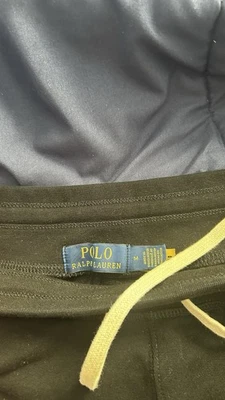 Pantalones deportivos Polo Ralph Lauren para hombre talla M negros/rojos Foto 1 de 3