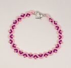 Pink Neon Summer bracelet fashion minimalist NEW Bright Colors! 7.2 & 8 inch