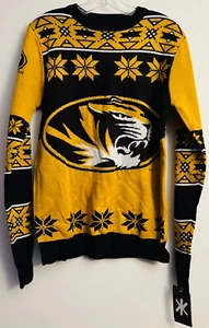 Brand New Klew Men's Missouri Tigers Holiday Ugly Sweater Small - Picture 1 of 6