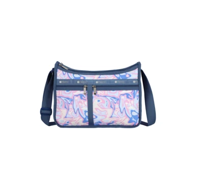 LeSportsac Radiant Reflections Deluxe Everyday, Абстрактные Ретро Вереницы и Сердца - Изображение 1 из 4