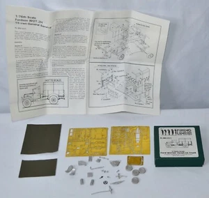 Firing Line 1/76th Ford WOT2H 15 cwt GS Truck FL-MV-011 Metal Cast + photo etch - Picture 1 of 8