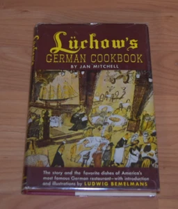 Vintage Cookbook: Lüchow’s German Cookbook HC/DJ - Picture 1 of 6