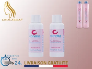 Lissage Brésilien 2X50ml H-Brush Honma Tokyo SansFormol+1Masque Protecti