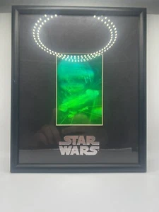 LIMITED PRINT POLAROID RARE MILLENNIUM FALCON FRAMED STAR WARS HOLOGRAPHIC ART - Picture 1 of 8
