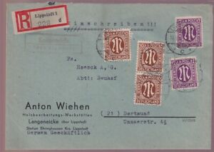Bizone/AM-Post,Mi. 6x(3), 15bB(2),R-Lippstadt/Landp. Langeneike, 16.10.45,Befund