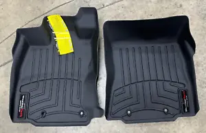 WeatherTech Custom Fit FloorLiners for Jaguar XJ Series - 1st Row (447541) Black - Picture 1 of 3
