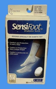 Jobst Sensifoot Diabetikersocken Crew CT weiß Größe Small 8-15 mmHg Kompression - Bild 1 von 6