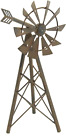 Windmill Farmhouse Style Statue Metal 9.5