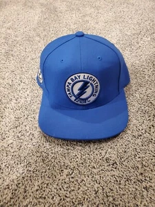 Mitchell Ness Tampa Bay Lighting SnapBack Hat Worn Twice MINT NHL - Picture 1 of 15