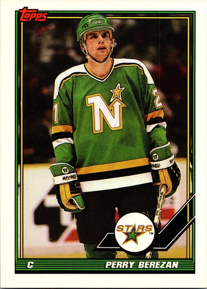 1991-92 Topps - #485 Perry Berezan - Image 1 of 2
