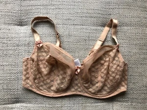 Sujetador de encaje Curvy kate beige EU90H USA 40FF - Imagen 1 de 6