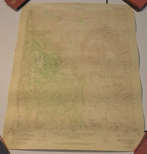 MOUNT LAGUNA Quadrangle California USGS Topographic Map 1960 Vintage 21x17 - Picture 1 of 15