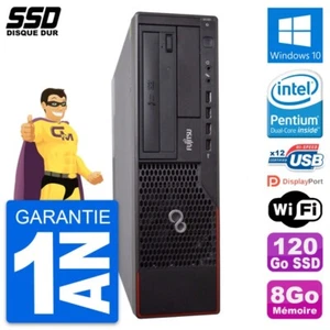 PC Fujitsu Esprimo E700 E90 + Dt Intel G630 RAM 8Go SSD 120Go Windows 10 Wifi - Bild 1 von 3