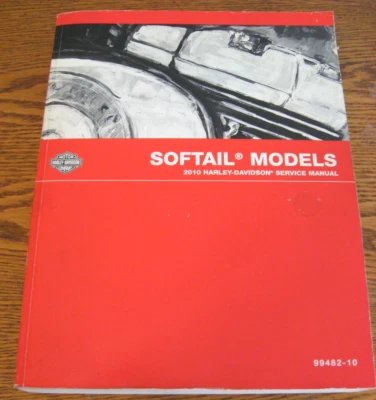 Harley-Davidson Softail Shop 2010 manual de servicio Fatboy Heritage XLN 99482-10 Foto 1 de 4