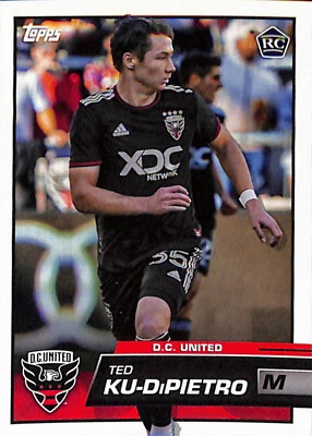 2023 Topps MLS #163 TED KU-DIPIETRO D.C. United RC Rookie - Image 1 of 2