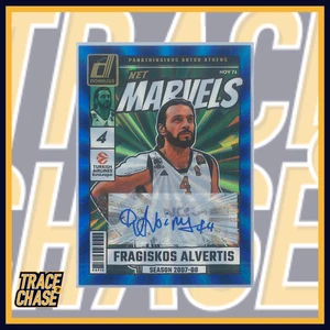 2024-25 Panini Donruss Euroleague BK Fragiskos Alvertis Net Marvels Sign. 11/49 - Picture 1 of 3