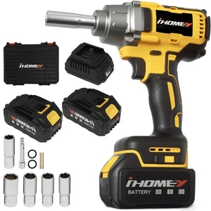 816.67Ft-lbs(1100N.m) Cordless Impact Wrench, 1/2 inch Power Torque Wrench, 2... - Bild 1 von 8