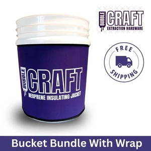 Bubble Hash Bags 5 Gal Neoprene Thermal Insulation Wrap for 5 gal Bucket Cover - Picture 1 of 5