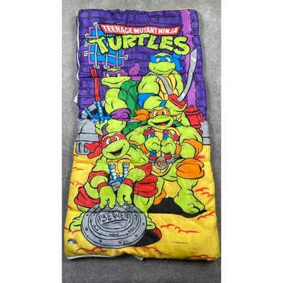 Saco de dormir infantil vintage 1990 Teenage Mutant Ninja Turtles - Imagem 1 de 4