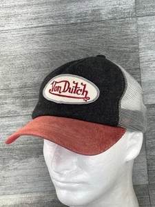 Von Dutch Originals Kustom Made Patch Mesh Snap Back Trucker Hat Cap Cycles OSFA - Picture 1 of 14