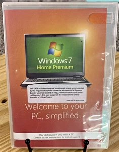 Microsoft Windows 7 Home Premium 64-Bit Software (X15-68965) *No Product Key* - Picture 1 of 6