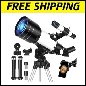 Lightweight Travel Telescope with 70mm Lens and Altazimuth Mount - Easy Setup - Picture 1 of 9