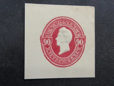 nystamps US Cut Square Stamp # U105 Mint H $140         N21x4224 - Image 1 of 2