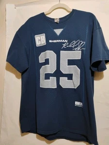 NFL Football Richard Sherman T-shirt Men's XL Blue - Picture 1 of 9