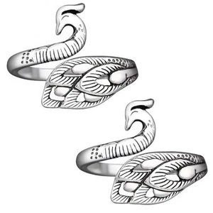 2 Pack Adjustable Knitting Loop Crochet Loop Yarn Guide Finger Holder Ring - Picture 1 of 6