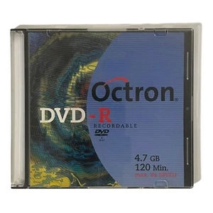 Octron DVD-R Rohling 4.7GB 120min 1 Stück NEU & unbenutzt - Bild 1 von 1