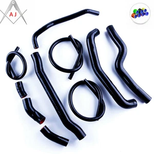 For 1997-2006 HONDA VTR1000F FIRESTORM Silicone Radiator Coolant Hoses Kit Black - Picture 1 of 3