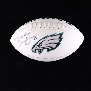Zach Ertz Signed Philadelphia Eagles Logo Football JSA COA Super Bowl LII Champs