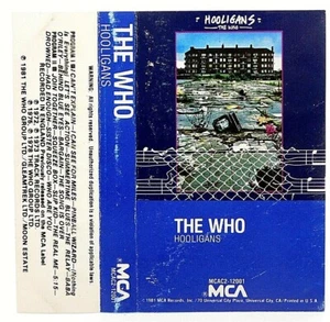 Cassette The Who Hooligans 1981 MCA Records Recorded in England - Picture 1 of 2