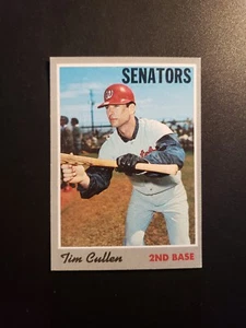 1970 Topps Tim Cullen #49 Washington Senators EX-MT - Picture 1 of 2