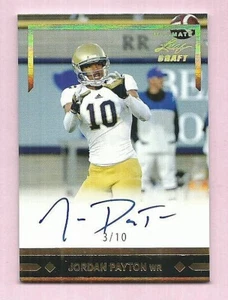 Jordan Payton UCLA 2016 Ultimate Leaf Draft Gold Leaf Rookies Autogrammkarte 3/10 - Bild 1 von 1