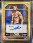 2024 Topps Chrome UFC DIEGO LOPES Gold Refractor Auto 8/50 #CRA-DLO Rookie RC 