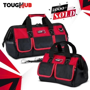 ToughHub 12" & 16" Tool Bag Heavy Duty Multi Pocket Tool Storage Bags For worker - Picture 1 of 18