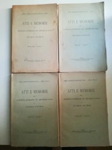 6 VOLUMI ATTI E MEMORIE DELLA SOCIETA' ISTRIANA DI ARCHEOLOGIA E STORIA PATRIA - Picture 1 of 3