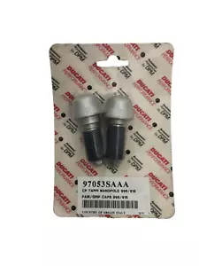 Ducati 996 916 Superbike Pair of Handlebar Weights New CD 97053SAAA - Picture 1 of 5