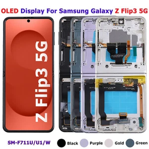 OLED For Samsung Galaxy Z Flip3 5G F711U/B Display Screen Replacement Digitizer - Picture 1 of 31