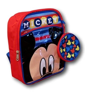 Disney Mickey Mouse 10" Toddler Backpack with Coin Purse - Picture 1 of 1