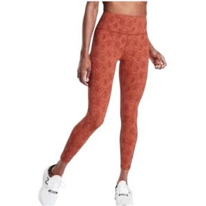 Athleta Ultimate Snake 7/8 Tight in Orange Women’s Size XL Athletic Wear - Picture 1 of 11