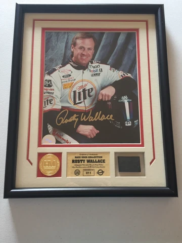 RUSTY WALLACE RACE NEW PLAQUE Limited Edition NASCAR Cover