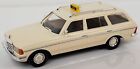 Busch NEW HO 1/87 Scale Mercedes Benz W123 in Cream Finish marked for TAXI