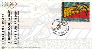 Envelope FDC United Nations XXIX Olympic Games Beijing 2008 N11 - Picture 1 of 2