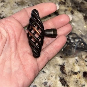 2 1/2” Birdcage Knob Bronze with Copper Highlights And Screw. 2 Pieces. 3537 - Picture 1 of 4