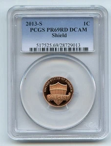 2013 S 1C Lincoln Cent PCGS PR69DCAM - Picture 1 of 1