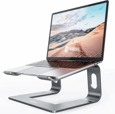 Nulaxy Fully Aluminum Detachable Laptop Stand, Ergonomic Ventilated A-Grey  - Image 1 of 4